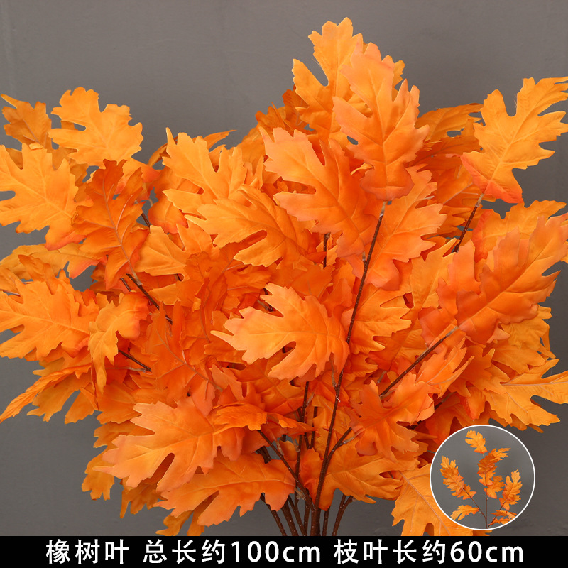 Flores de imitación naranja peonía naranja hortenida neblina orquídea flor flor de boda seda naranja