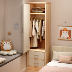 家庭用寝室用シンプルモダン小型吊り戸棚、賃貸住宅用小部屋簡易ベッドサイド片開き戸棚