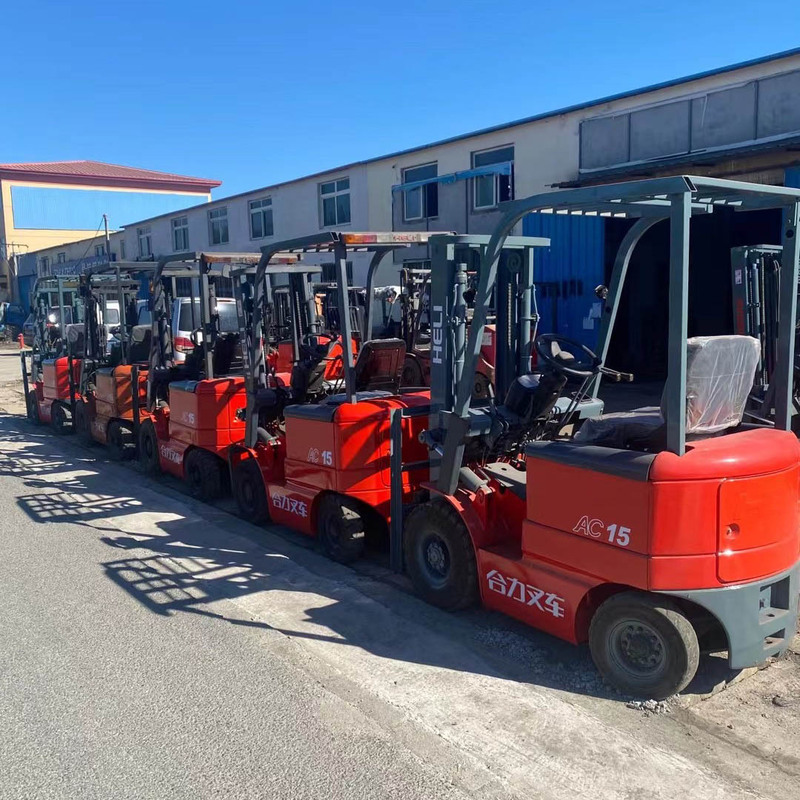 Transfer of 1 ton 1.5 ton 2 ton 3 ton electric forklift exchange used forklift formalities complete warranty for one year
