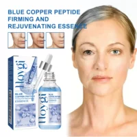 Hoygi Blue Copper Peptide Firming Essence увлажняет, увлажняет, подтягивает кожу, разглаживает тонкие линии и осветляет тон кожи.