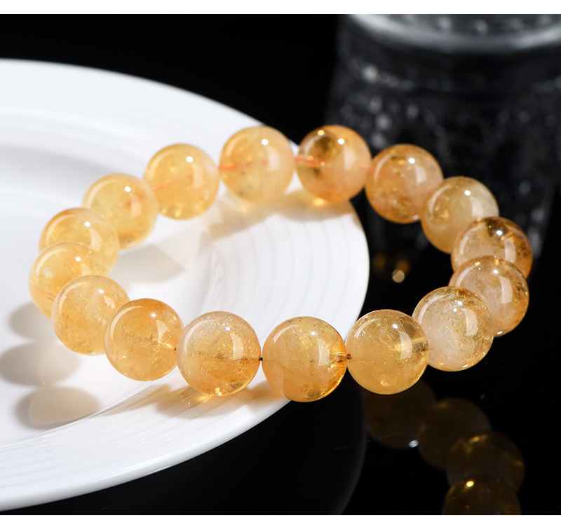 10mm 시트린 포춘 팔찌