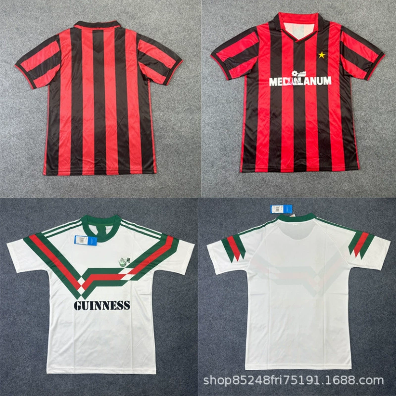 Французская серия А полный тур AC Interth Brazil retro England Italian футбольная майка
