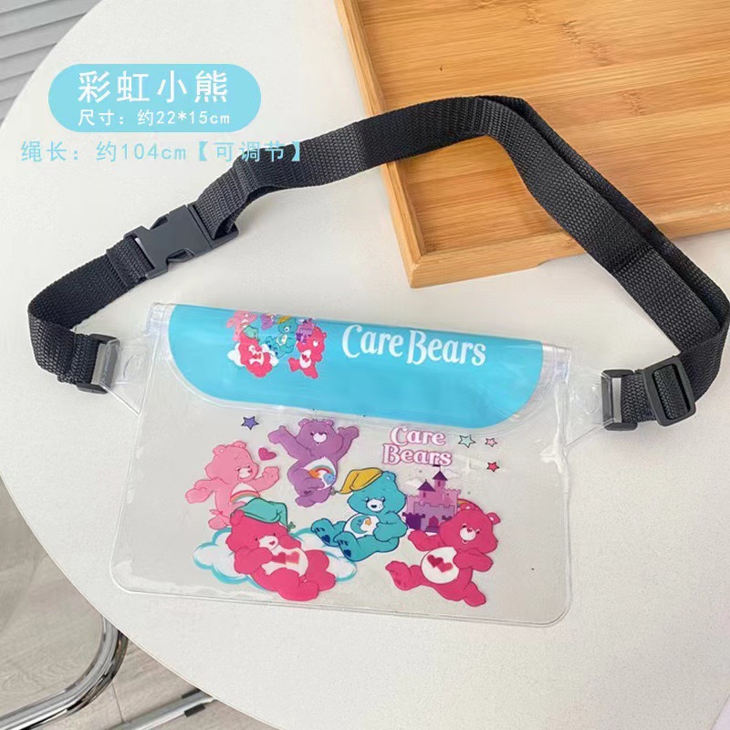 Bolsa impermeable para teléfonos móviles lindos sellos al aire libre de gran capacidad de barrera de agua portátil se puede nadar y rafting pantalla táctil