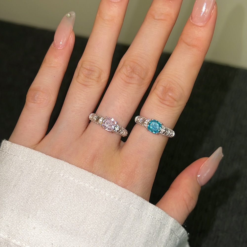 3g Weight Zircon Inlay Material Rings Classification 1 Piece Quantity Daily Occasion 925 Sterling Silver Material Heart Shape Pattern Women's Gender Plating Design Elegant Style 925 Sterling Silver Zircon Heart Shape Rings 925 Sterling Silver Rings 18
