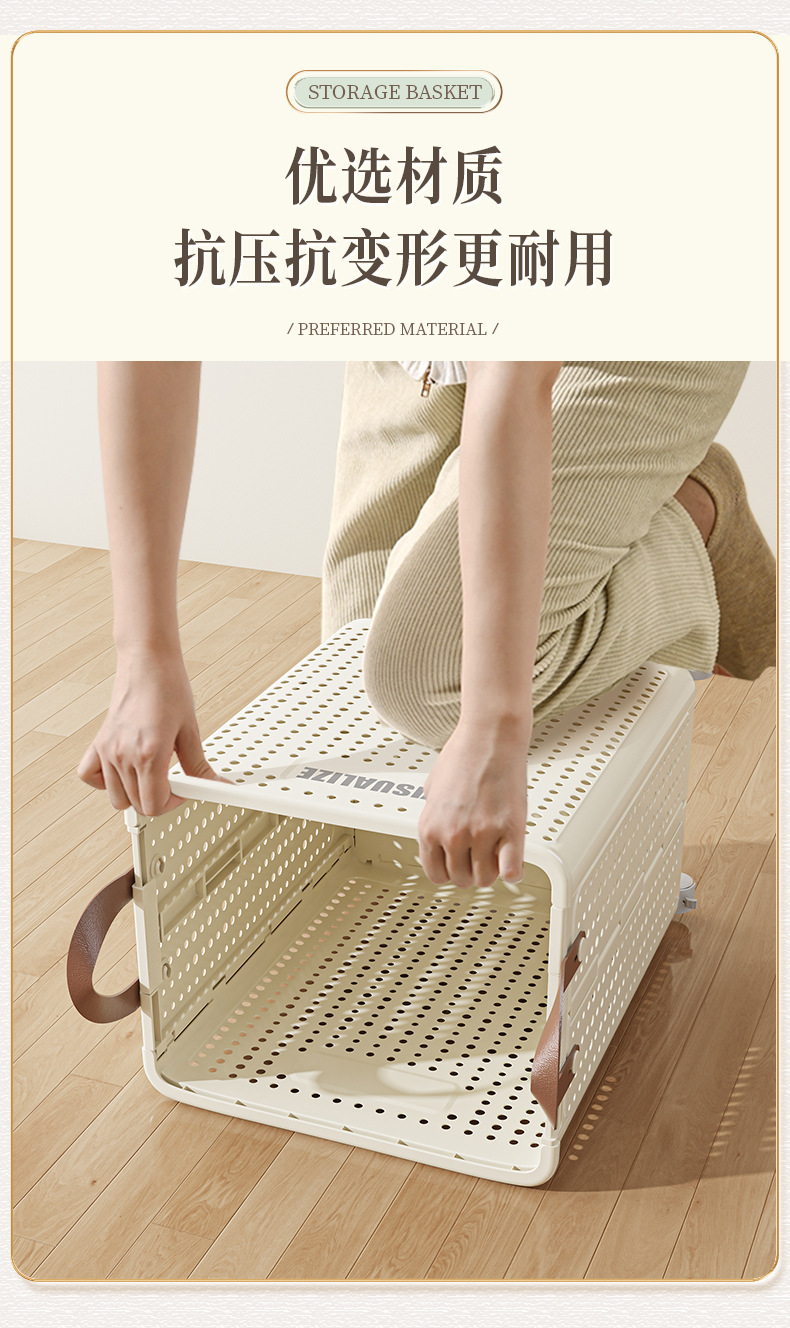 Folding Dirty Clothes Basket Dirty Clothes Basket - Small : 49 X 36 X 28 Cm