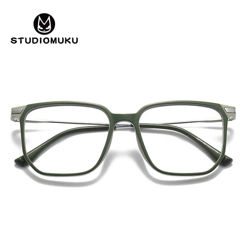 STUDIOMUKU madera fresco gafas redondas gafas de Marco oval diseño único gradiente marco gafas image 6
