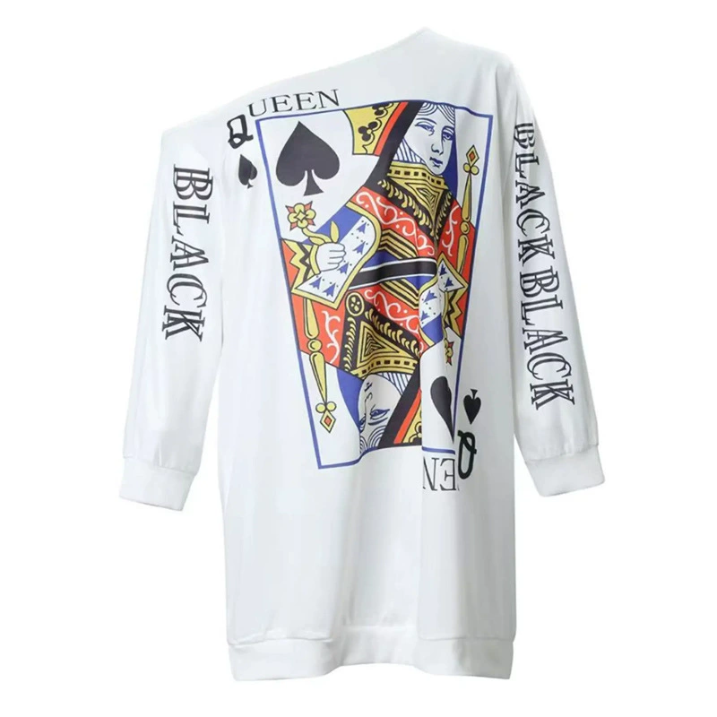 2024 независимая станция wish амазонка взрывной осенний принт металлическая пряжка косой плечевой воротник платье на пуговицах женский