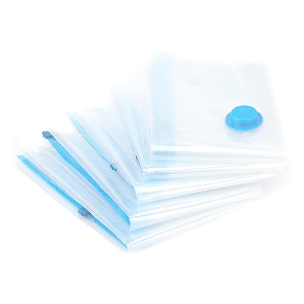 Fábrica en stock Amazon bolsa de compresión al vacío PA ropa transparente edredón bolsa de almacenamiento al vacío múltiples especificaciones