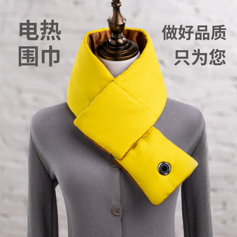 Трансграничные горячие продажи горячий шарф зимний умный перезаряжаемый нагревательный инструмент для шеи леди ins мода теплая нагрудник