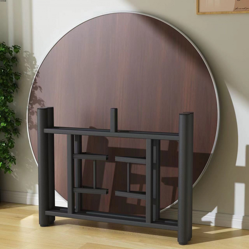 Foldable dining table thickened desktop home small apartment dining…