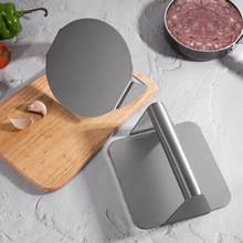 不锈钢汉堡压肉器手动压肉饼压饼器圆形方形汉堡压厨房工具压肉