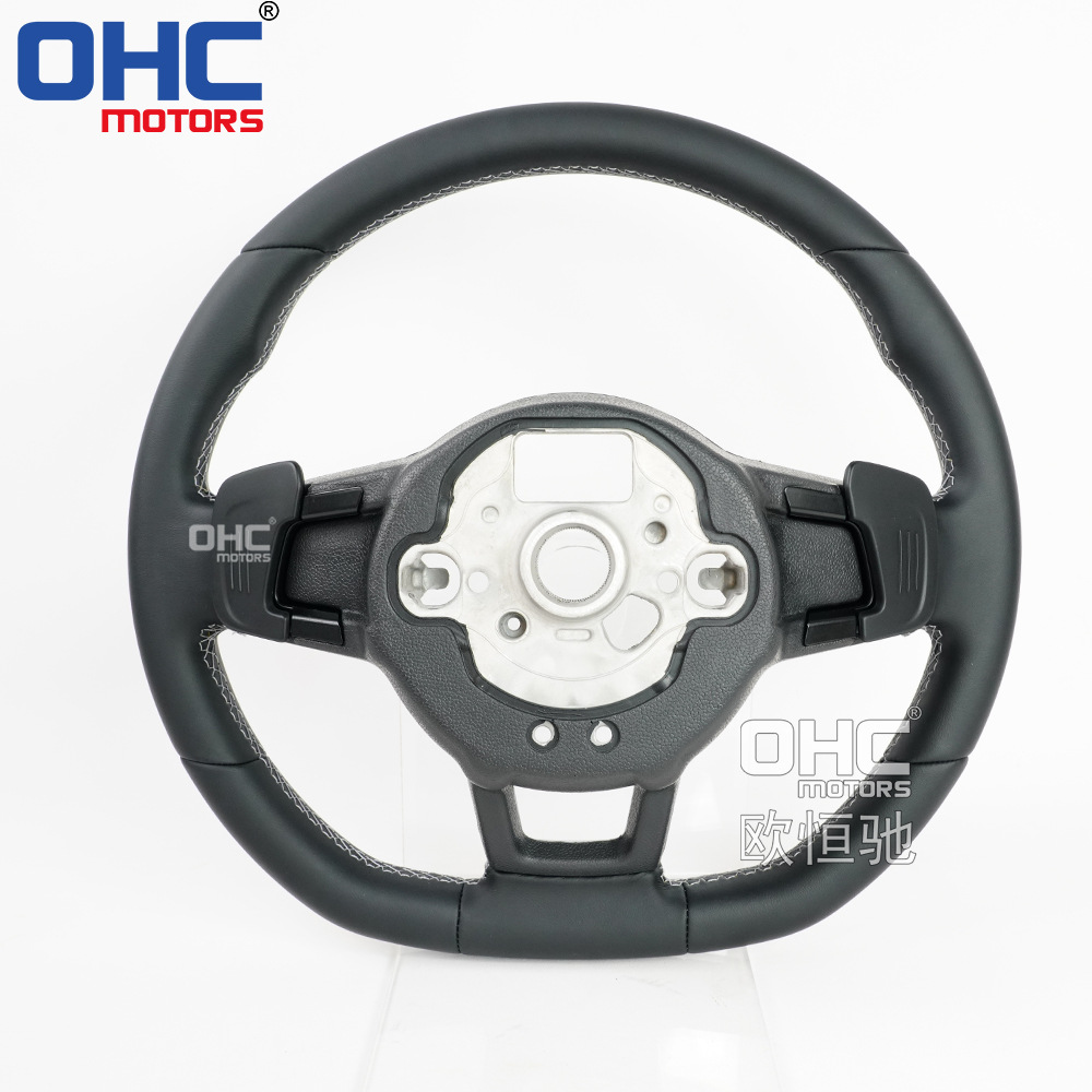 Applicable to Volkswagen GTI MK7.5Jetta Passat golf Touareg full leather steering wheel old modified