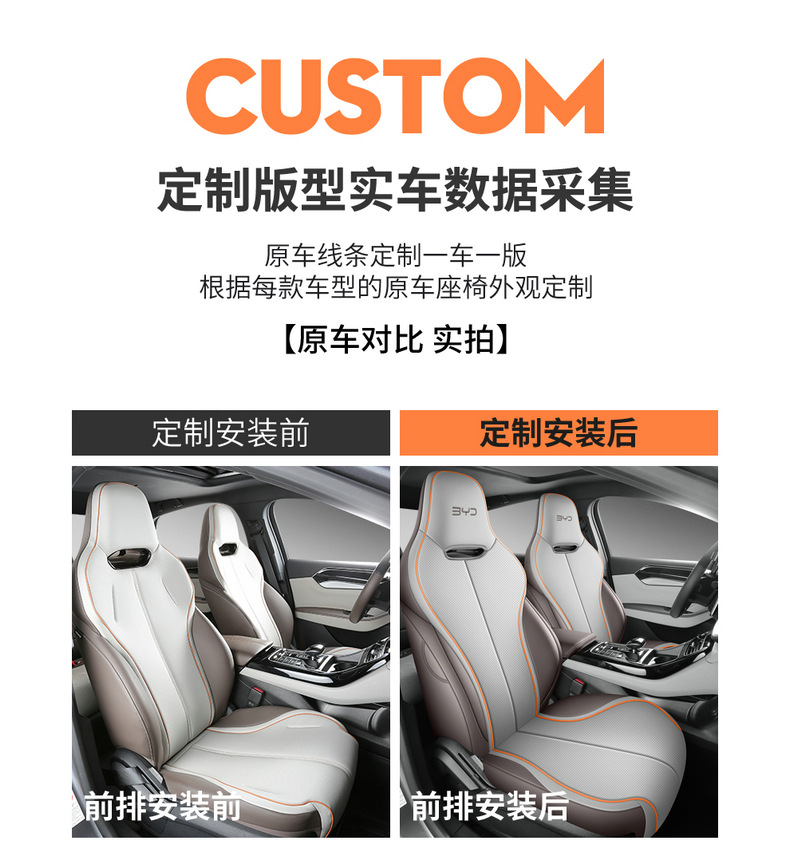 BYD Destroyer 05 Seat Cover Fully Encloses Four Seasons Cushion Destroyer 05 Glory Edition Breathable Perforated Seat Cover
