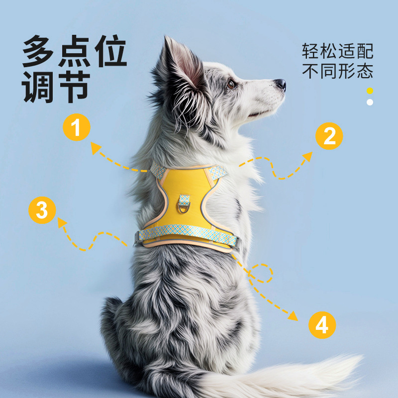 犬の牽引紐の大中型犬はベストを調節できます。|undefined