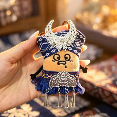 cultural and creative product — Pluş açarlıqlar - miaojiang-small-potato-pendant-8