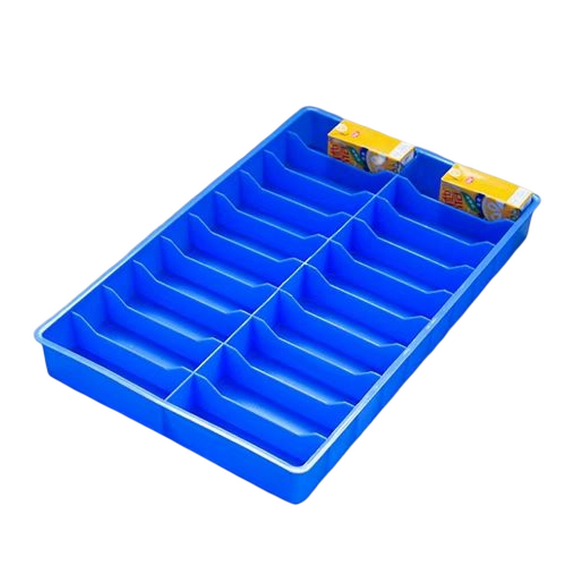 分格塑料周转箱分隔式工具收纳箱仓储货架零件盒分类塑胶物料箱