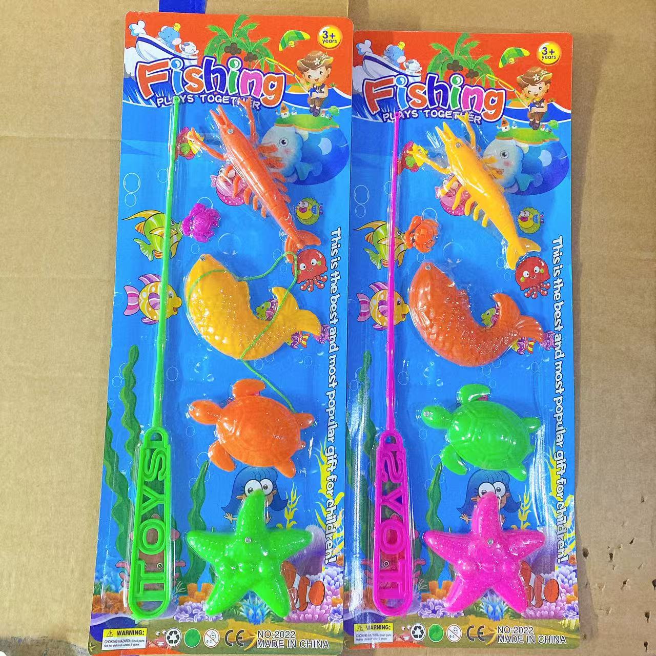 Juguetes de pesca para niños en casa pesca magnética de verano jugando en la playa de pesca de dibujos animados juguetes para niños lotes