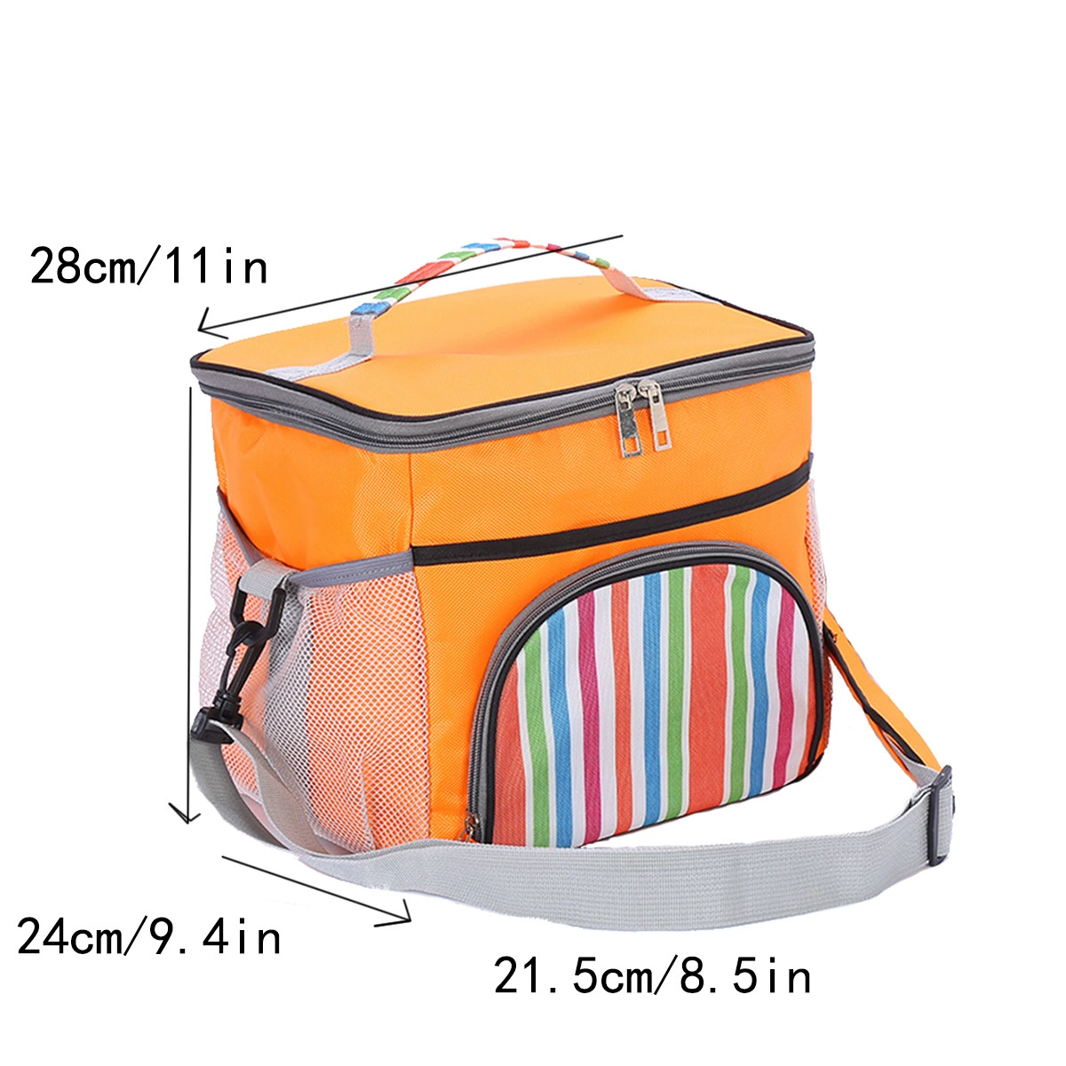 Warm thermal bag, capacious handheld lunch box, travel purse, direct factory sales