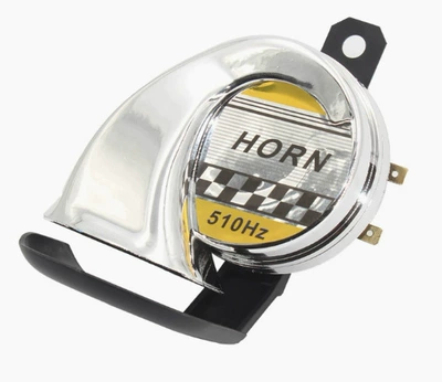 Car horn/tweeter Snail Horn Motorcycle Horn - silver