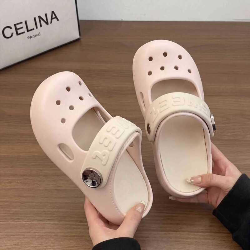 New Style Women's Summer Outdoor Fashion Thick-Soled Versatile Breathable Mary Jane Clogs New Style Women's Summer Outdoor Fashion Thick-Soled Versatile Breathable Mary Jane Clogs