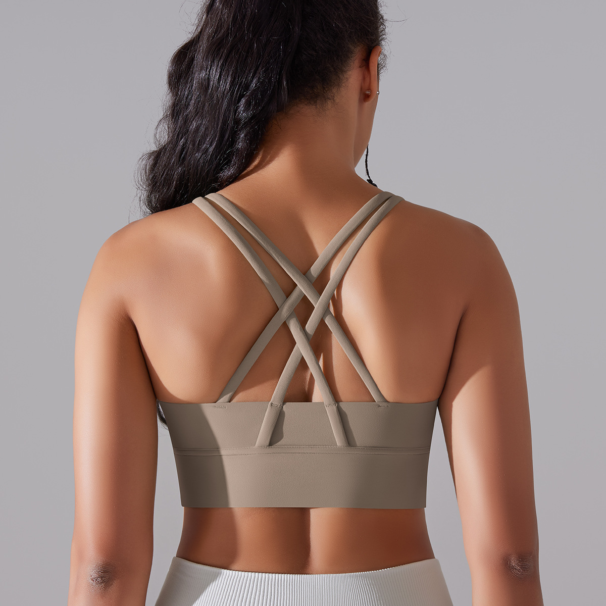 127g Weight Sleeveless Sleeve Length Nylon, Spandex Fabric Type Short Top Length Halter Crisscross Tank Tops Type Fitness, Yoga Occasion U Neck Neckline Solid Color Pattern Sports Style Sports Solid Color Nylon Spandex U Neck Active Tops Halter Crisscross Tank 106