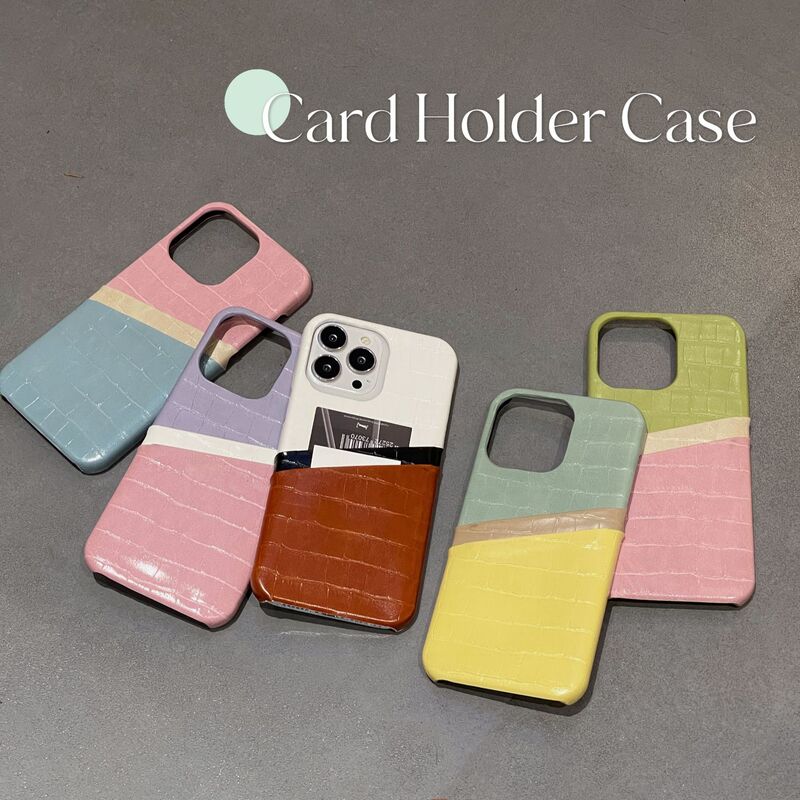 Card-Insertable Case Suitable for Apple 17 Pro Max Crocodile Wallet Phone Case iPhone 16 New Model 12 Anti-Drop 14 13 Anti-Slip