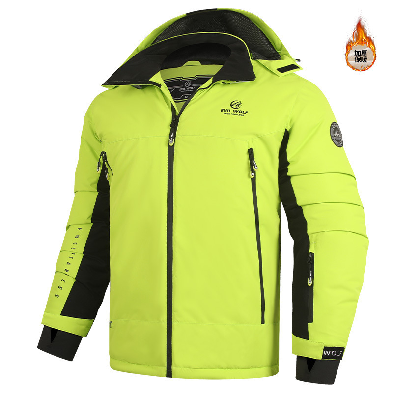 Men's winter outdoor ski jacket, thickened, warm, windproof, new model for snowboarding and skiing