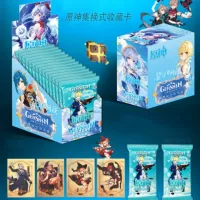 Коллекционная карта для торговли, карта Genshin Impact, полная коробка, толстая карта, ограниченная двухмерная анимационная периферийная карта Guzi, карта XR