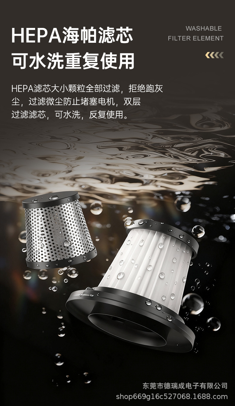 New model of all-in-one car vacuum cleaner with blow, suction, and charging functions, digital display, brushless motor, strong suction, suitable for both home and car use, handheld vacuum cleaner