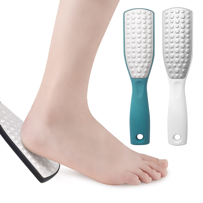 Double-sided matte exfoliating feet care stainless steel for feet…