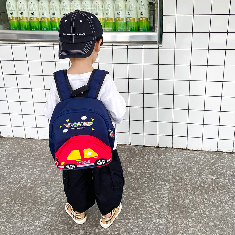 Coche mochila niños de Kindergarten hombres 1-3-5-6 años niños y niñas mochila bebé niños niña mochila