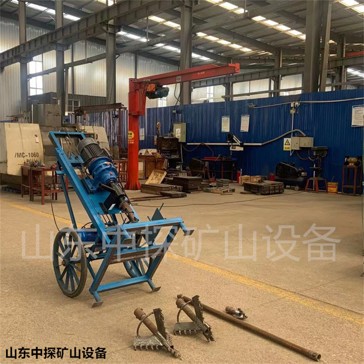 全自动升降打井机 轮式便携钻井设备 方便携带 可正反转自动卸杆