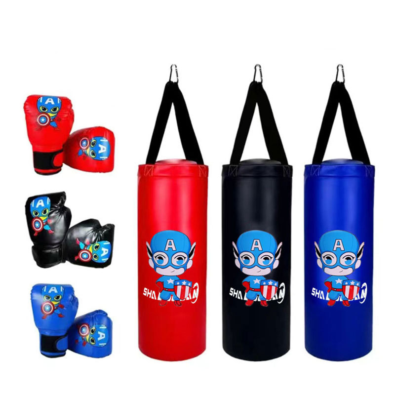 Children's Boxing Sandbag Sanda Hanging Sandbag Household Tumbler Sandbag Children's Taekwondo Boxing Training Equipment