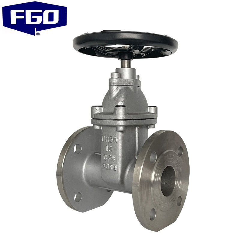 FGO 不锈钢软密封闸阀316暗杆弹性座封法兰闸阀暗杆闸阀 Z45X-10R