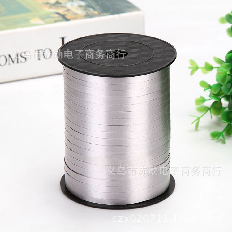 Suministro de fábrica 500 yardas globo de plástico cinta de cumpleaños boda decoración pastel caja vendaje cinta