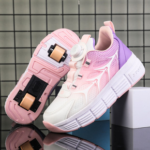 New Children's Lizo Shoes Boys Two-wheeled Girls' Roller Skates Students Wheeled Shoes Mesh Breathable Summer Wholesale