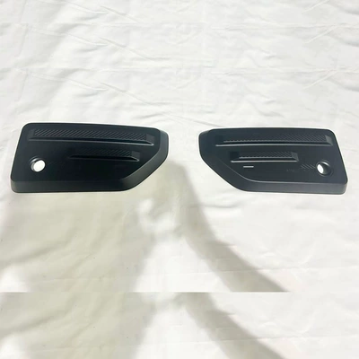 Light Frame Abs Protective Cover, Light frame - matt-black-front-fog-light-frame2y