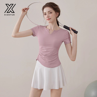 Yoga Clothes Women's 2025 Summer New Sports Top Short-sleeved Fitness Clothes Slimming Quick-drying Training Clothes suit Women