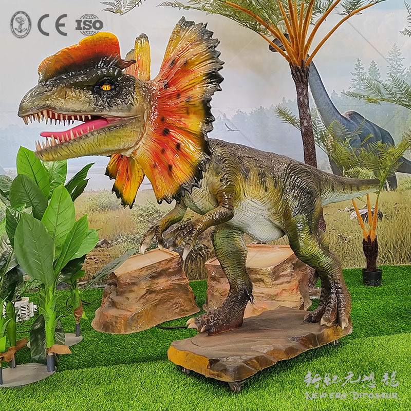 Modelo de dinosaurio simulado T. rex Modelo de dinosaurio al aire libre Paisaje Modelo de animales Museo Artesanía Personalizada