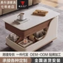 升降多功能实木客厅边几