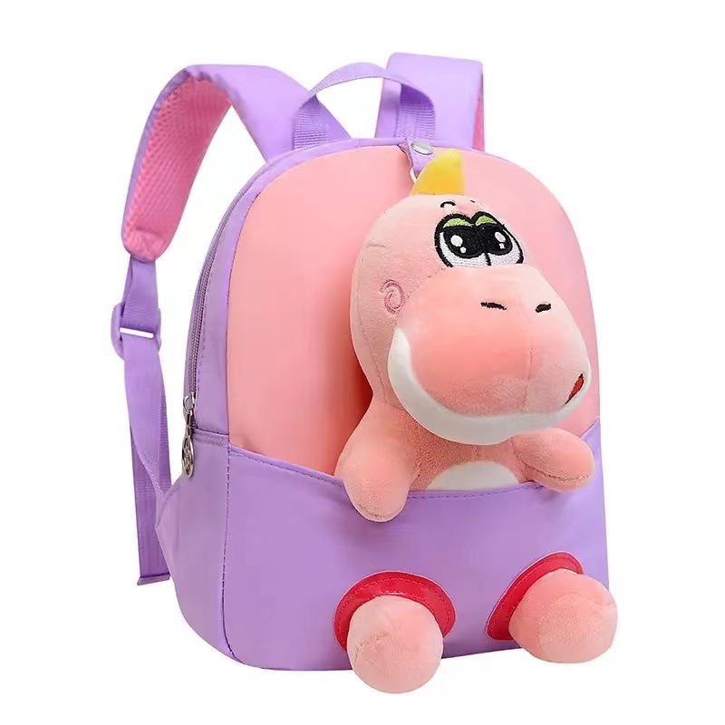 3D unicornio estereoscópico mochila juguete de peluche jardín de infantes caricatura lindo mochila pequeña mochila ligera