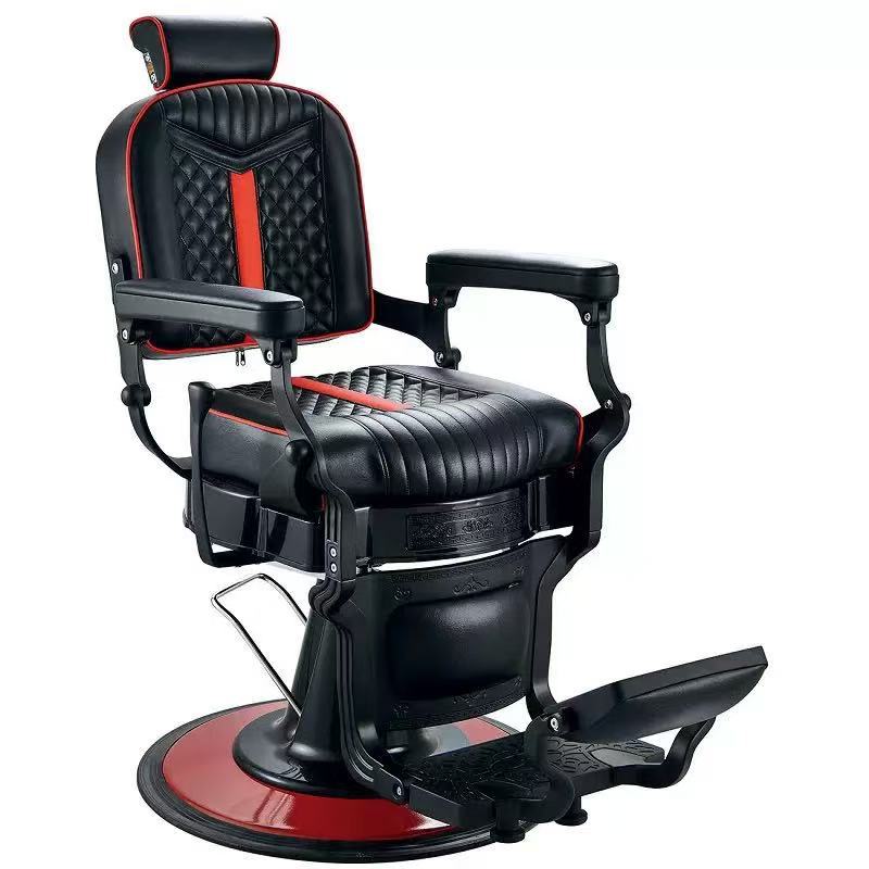 Silla de salón de alta calidad se puede elevar y bajar silla de peluquería retro silla de salón de peluquería
