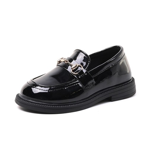 Children's Leather Shoes Spring and Autumn Fashion Academic British Style Girls' Flat Shoes