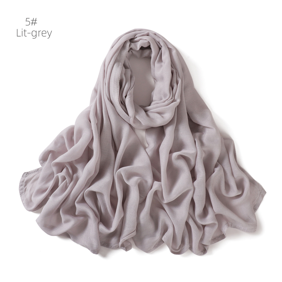 Soft Viscose Cotton Solid Color Scarf Fashion Wide Edge Thin Hijabs High Quality Headscarf Long Shawls for Muslim Woman