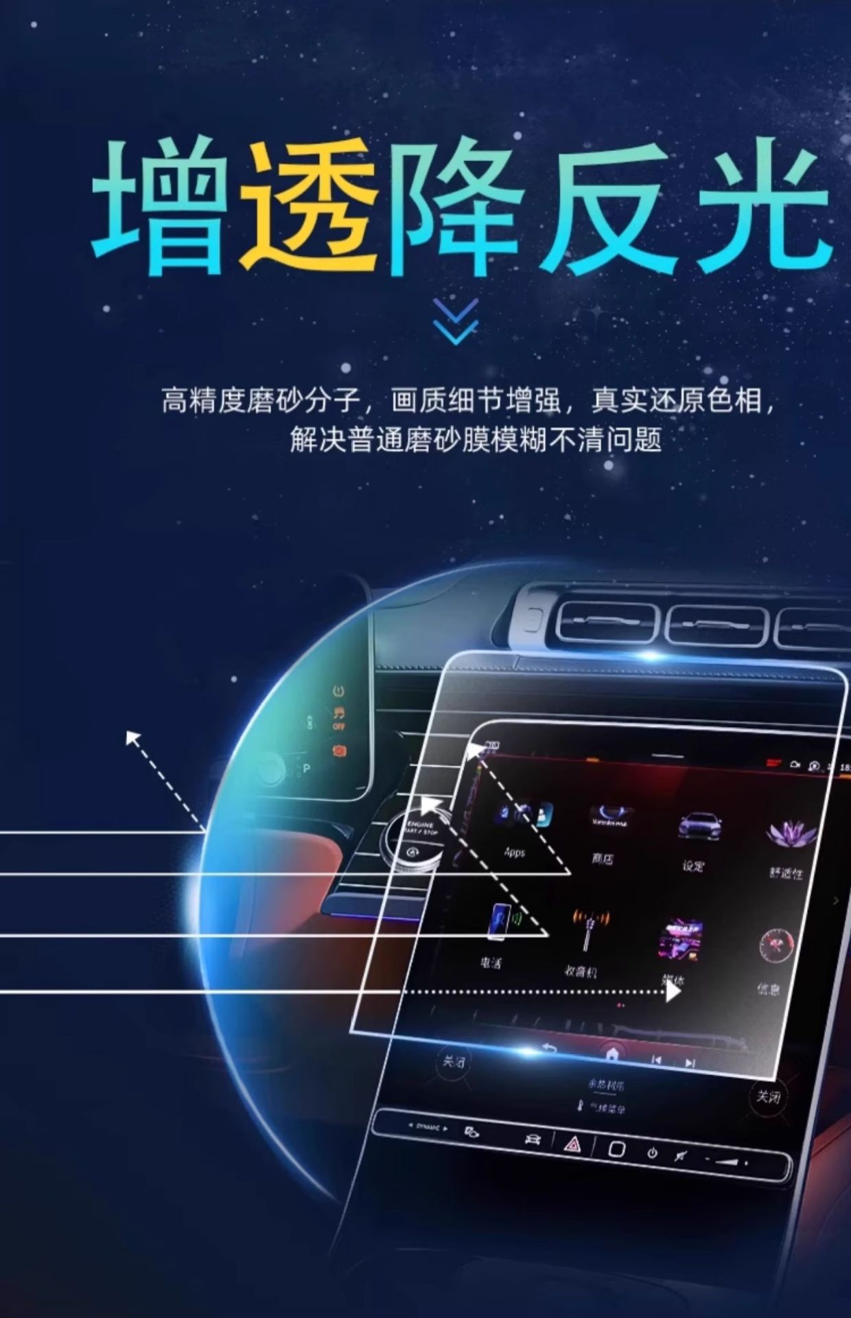 Suitable for Beijing 24 Bj30 Central Control Film Screen Tempered Film Navigation Modified Car Supplies Decorative Accessories
