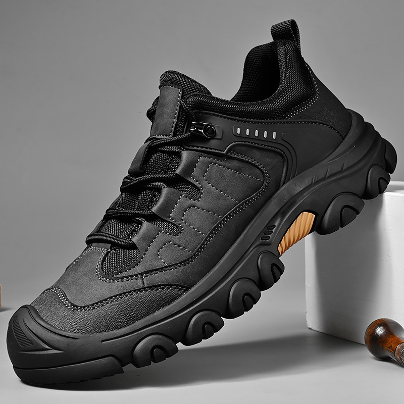 Estación de explosión independiente de ozón al aire libre Baotou zapatos de montaña para hombres con suela suave antideslizante zapatos casuales de tamaño 46