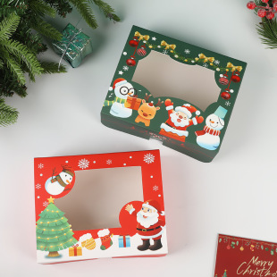 Small Heaven and Earth Cover Christmas Gift Box Creative Cartoon Santa Claus Gift Box Christmas Eve Gift Box