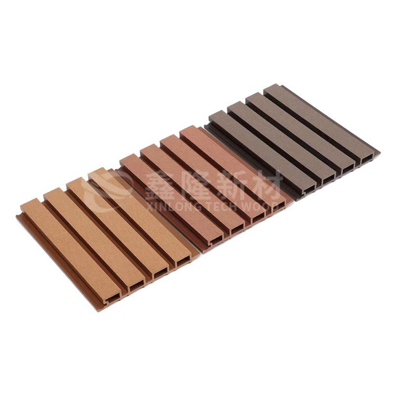 Наружная пластиковая деревянная решетка Great Wall Board экологический деревянный потолок вогнуто-выпуклая фоновая стена Двор Забор настенная плита оптом