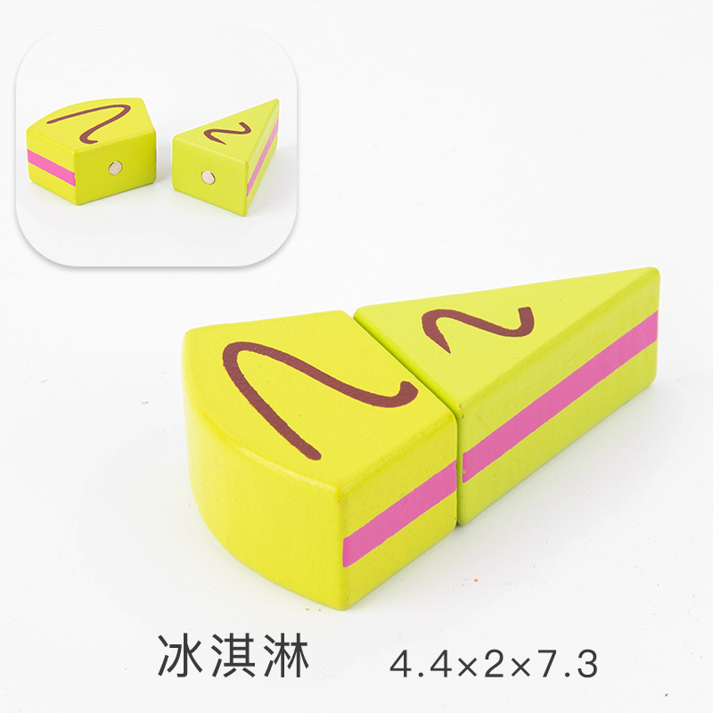 Los niños juegan casa cocina juguetes madera magnética verduras y frutas cortar madera frutas y verduras a granel traje al por mayor