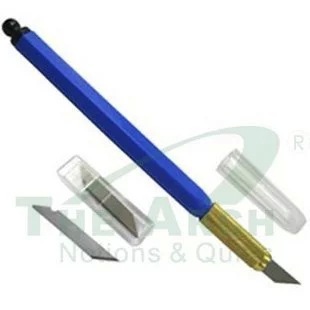 台湾雅趣DIY橡皮章工具雕刻笔刀 笔形美工刀多刀头+刀片HK-604P